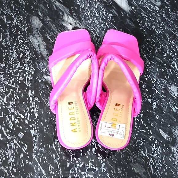 BRAND NEW ANDREW BY ANDREW STEVEN'S WOMEN'S CORA SANDALS - Picture 6 of 16